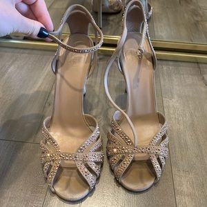 Gucci crystal heels
